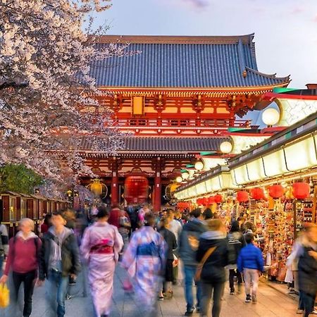 403 Oshiage Sta 3Mins Walk! Wi-Fi & Elevator 4Pax Apartment Tokyo Luaran gambar