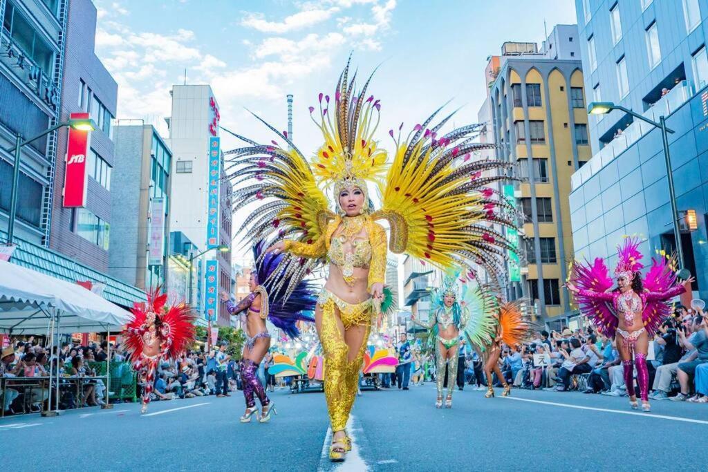 403 Oshiage Sta 3Mins Walk! Wi-Fi & Elevator 4Pax Apartment Tokyo Luaran gambar