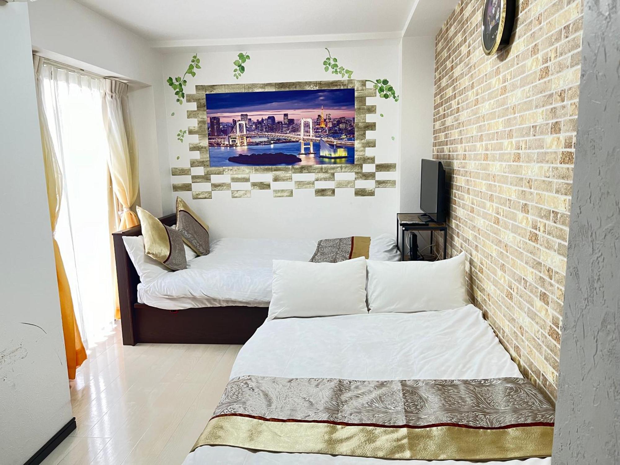 403 Oshiage Sta 3Mins Walk! Wi-Fi & Elevator 4Pax Apartment Tokyo Luaran gambar
